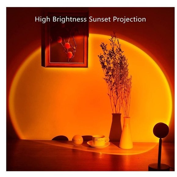 Sunset Projection Lamp, Sunset Light with USB Plug, 180 Degree Rotation - Picture 3 of 7